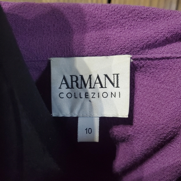 Armani Collezioni Purple Blazer - Picture 2 of 5